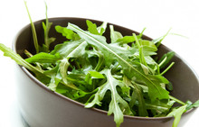 Fresh Arugula Salad In A Bowl
