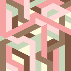 Wall Mural - abstract geometric pattern