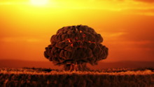 CG Of A Nuclear Blast (concept) In Slow Motion