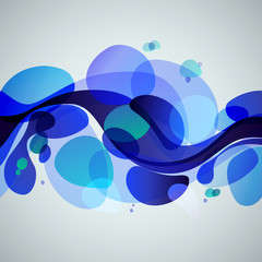 Aufkleber - Abstract background (lava lamp)