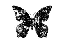 Vintage-look Butterfly Shape