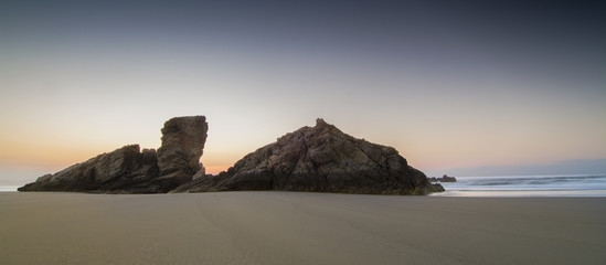 Wall Mural - Playa al atardecer