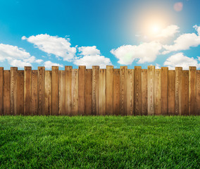 Wall Mural - garden fence