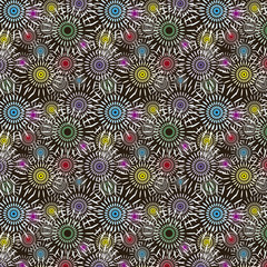  Multicolored seamless abstract pattern