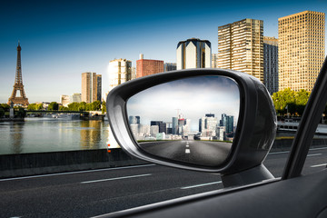 Fototapete - Parigi in auto