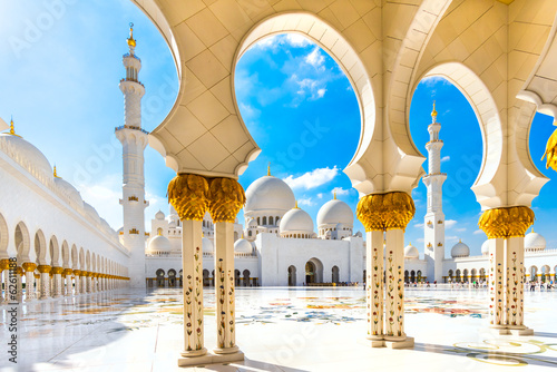 Cuadros en Lienzo Mezquita Sheikh Zayed, Abu Dabi, Emiratos Árabes Unidos