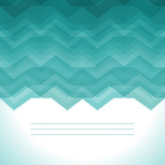 Aufkleber - Turquoise Abstract Retro Vector Background