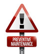 © alexmillos - preventive maintenance sign illustration design
