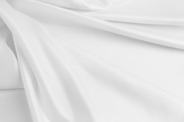 lines in white silk fabric texture background