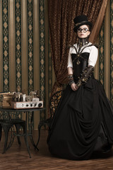 Wall Mural - victorian lady
