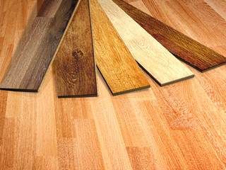 Wall Mural - New oak parquet