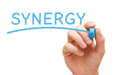 Wall Mural - Synergy Blue Marker