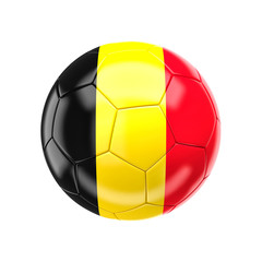 Wall Mural - belgium soccer ball