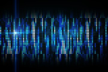 Aufkleber - Cool pixel background