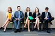 © baranq - Business people waiting for job interview