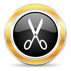 Poster - scissors icon