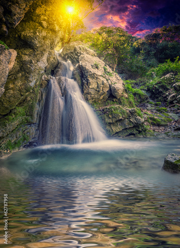 Surreal Tropical waterfall © Netfalls