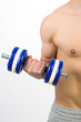 © Maria Vazquez - Muscular young man with dumbbells
