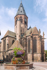 Fototapete - Elsass, Haguenau, Hagenau, Kirche St-Georges