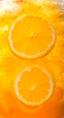 Wall Mural - Ice lemon tea background