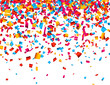 © Vjom - Confetti celebration background.