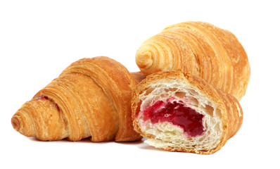 Fresh and tasty croissant