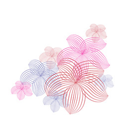 Poster - Abstract floral background