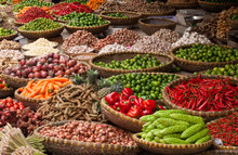 Vegetables At Market, Hanoi, Vietnam