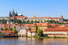 View On Hradcany And Prague Castle With St. Vitus Cathedral
