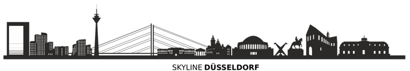 Wall Mural - Skyline Düsseldorf