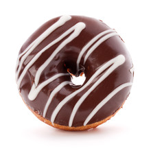 Doughnut Or Donut Isolated On White Background Cutout