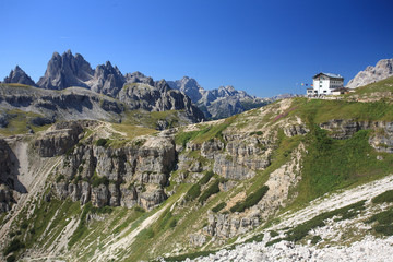 Canvas Print - tre cime di lavaredo dolomiti trentino alto adige