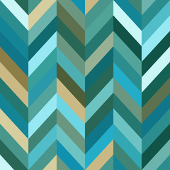 Aufkleber - Seamless Color Abstract Zigzag Vector Background