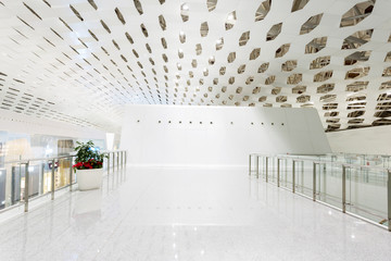 Poster - international airport building interior