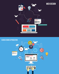 Aufkleber - icons for graphics seo and web design. flat style. vector