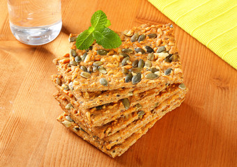 Sticker - Pumpkin seed cheddar crackers