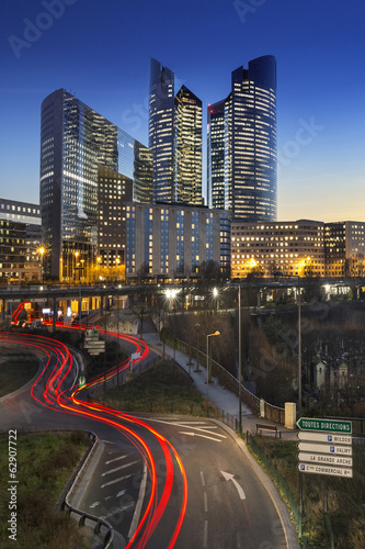 Obraz w ramie Quartier La Défense Paris