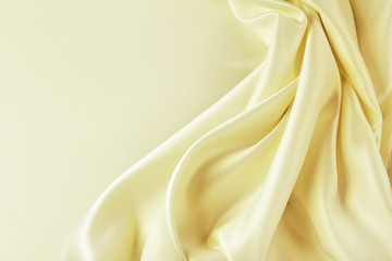 yellow silk fabric texture