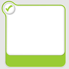 Poster - set of two vector text boxes with check box