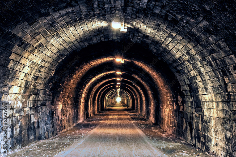 Light at the end of the Tunnel - obrazy, fototapety, plakaty 