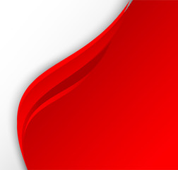 Sticker - Abstract red background