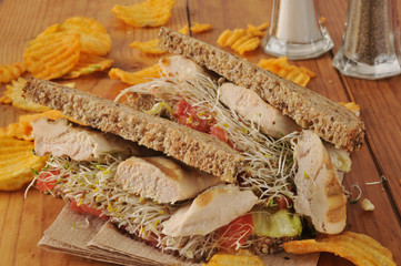 Sticker - Healthy chicken sandwich