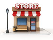 © koya979 - miniature store 3d illustration