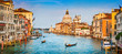 Canal Grande panorama at sunset, Venice, Italy