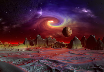 Wall Mural - alien planet