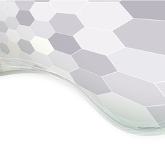 Wall Mural - Abstract hexagon tile background template