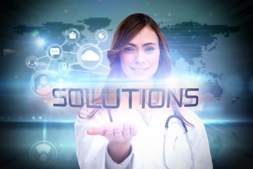 Poster - Solutions against futuristic technology interface