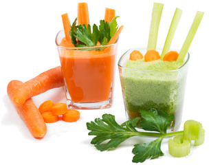 Wall Mural - juice of  celery and carrot