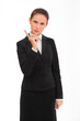 Businesswoman wagging her finger