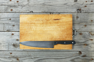 cutting board knife grunge